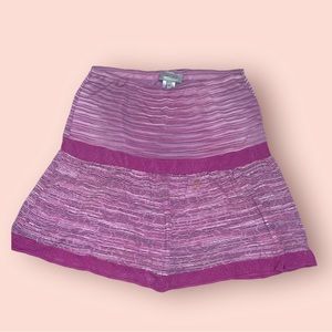 Missoni pink purple striped skirt size S